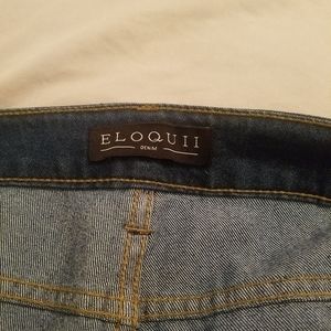 Denim Wide Leg Capri